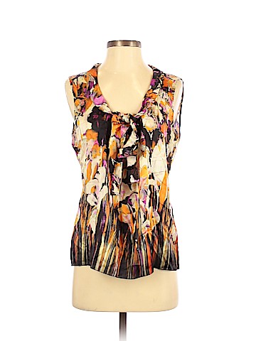 Elie Tahari Sleeveless Silk Top (view 1)