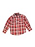 Carter's 100% Cotton Red Long Sleeve Button-Down Shirt Size 4T - photo 1