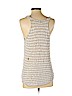 360 Sweater 100% Cotton Tan Sleeveless Blouse Size S - photo 2