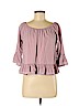 Walter Baker 100% Lyocell Pink 3/4 Sleeve Blouse Size M - photo 1