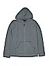 Lands' End 100% Polyester Gray Fleece Jacket Size L (youth) - photo 1
