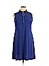 MSK Blue Casual Dress Size XL - photo 1