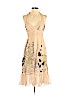 BCBGMAXAZRIA 100% Silk Tan Cocktail Dress Size 4 - photo 1