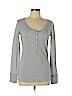 Victoria's Secret Gray Long Sleeve Henley Size L - photo 1