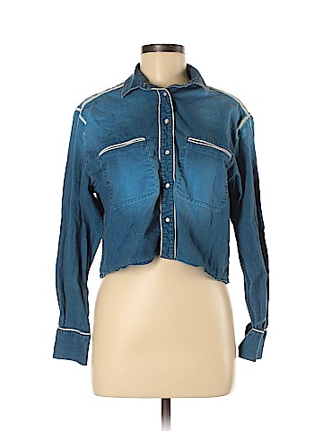 IRO Long Sleeve Button-Down Shirt (view 1)