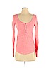 Aerie Pink Long Sleeve Henley Size S - photo 1