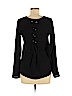 Forever 21 Black Long Sleeve Blouse Size S - photo 2