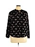 Chaps Black Long Sleeve Top Size XL - photo 1