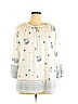 Sonoma Goods for Life White Long Sleeve Top Size XL - photo 1