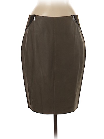Elie Tahari Leather Skirt (view 1)