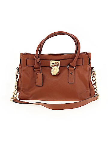 MICHAEL Michael Kors Leather Satchel (view 1)