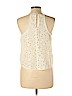 Hollister 100% Cotton Ivory Sleeveless Blouse Size L - photo 2
