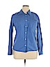 Gap 100% Cotton Blue Long Sleeve Button-Down Shirt Size XL - photo 1