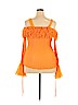 Kaelyn-Max 100% Polyester Orange Long Sleeve Blouse Size 3X - photo 2