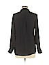 H&M 100% Polyester Black Long Sleeve Blouse Size 6 - photo 2
