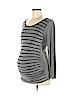 Jessica Simpson Maternity Gray Long Sleeve Top Size M - photo 1