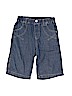 Assorted Brands Solid Blue Denim Shorts Size 130 cm / US 8 - photo 1