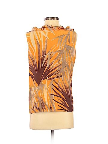 RENA LANGE Sleeveless Silk Top (view 2)
