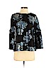 Alfani Black Long Sleeve Blouse Size S (petite) - photo 1