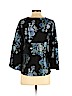 Alfani Black Long Sleeve Blouse Size S (petite) - photo 2