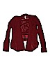Assorted Brands Checkered-gingham Burgundy Cardigan Size M (kids) - photo 1