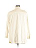 Just Fab White Long Sleeve Button-Down Shirt Size 1X - photo 2