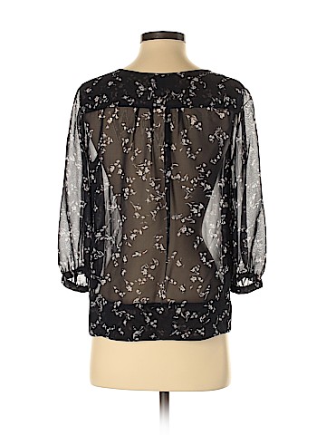 Club Monaco 3/4 Sleeve Silk Top (view 2)