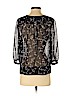 Club Monaco 100% Silk Black 3/4 Sleeve Silk Top Size XS - photo 2