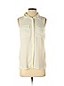 Forever 21 100% Polyester Ivory Sleeveless Blouse Size S - photo 1