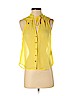 H&M 100% Polyester Yellow Sleeveless Blouse Size 4 - photo 1