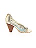 Seychelles Gold Heels Size 7 - photo 1