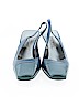 Bruno Magli 100% Leather Blue Heels Size 9 1/2 - photo 2
