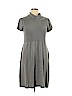 Calvin Klein 100% Acrylic Gray Casual Dress Size 1X - photo 1