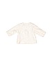 Little Me 100% Cotton White Long Sleeve T-Shirt 0-3 MO / 3 MO - photo 2