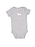 Carter's Blue Short Sleeve Onesie 0-3 MO / 3 MO - photo 1