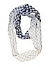 DKNY 100% Linen Plaid Blue Scarf One size - photo 1