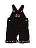 Gymboree 100% Cotton Graphic Black Overalls Size 0-3 mo - photo 1