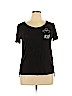 Soho JEANS NEW YORK & COMPANY 100% Rayon Black Short Sleeve T-Shirt Size XL - photo 1