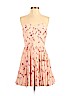 Rebecca Taylor 100% Silk Pink Cocktail Dress Size 12 - photo 1