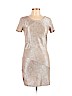 Free People 100% Polyester Gold Cocktail Dress Size L - photo 1