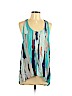 Hang Ten 100% Rayon Blue Sleeveless Blouse Size XL - photo 1