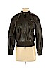 7 For All Mankind 100% Leather Green Leather Jacket Size XS - photo 1