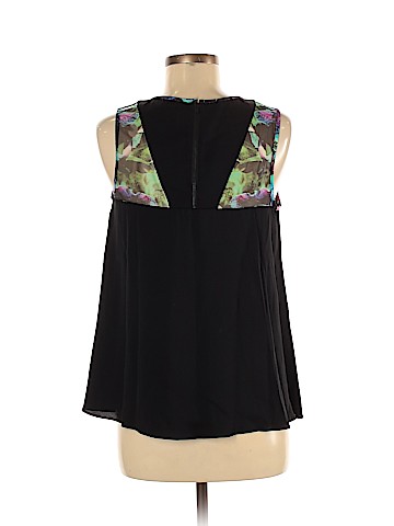 Milly Sleeveless Silk Top (view 2)
