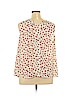 Ryan Wythe 100% Polyester Ivory Sleeveless Blouse Size 1X - photo 2