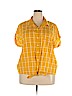 Old Navy Yellow Short Sleeve Button-Down Shirt Size XXL - photo 1