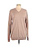 Autumn Cashmere Tan Pullover Sweater Size L - photo 1