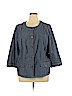 Denim & Co Blue Jacket Size XL - photo 1