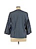 Denim & Co Blue Jacket Size XL - photo 2