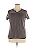 Northcrest 100% Cotton Gray Short Sleeve Top Size 1X - photo 1