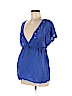 Motherhood Blue Short Sleeve Top Size M - photo 1